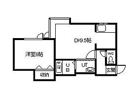 PHILIP(フィリップ) 102 ｜ 北海道旭川市東光十三条1丁目1番地10号（賃貸アパート1DK・1階・35.64㎡） その2