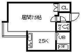 フローラ 202 ｜ 北海道旭川市緑が丘二条4丁目10番地4号（賃貸アパート1R・2階・21.06㎡） その2