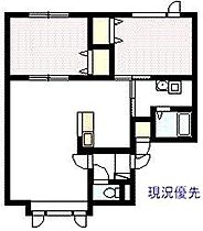 グルックハイム 203 ｜ 北海道旭川市豊岡五条1丁目1番地15号（賃貸アパート2LDK・2階・58.32㎡） その2