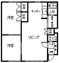 ツインクルプラザ北斗星 103 ｜ 北海道旭川市東光十二条2丁目2番地4号（賃貸アパート2LDK・1階・60.88㎡） その2