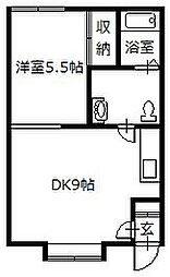間取図画像 1DK