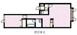トレニア 1LDKの間取図画像