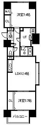 ソルティ517 2LDKの間取図画像