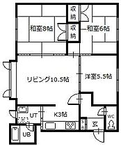 ロピア東光B.C.D C-202 ｜ 北海道旭川市東光九条3丁目2番地456号（賃貸アパート3LDK・2階・67.50㎡） その2