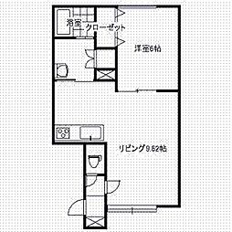 グレイス緑町 1LDKの間取図画像
