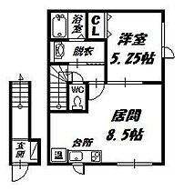 スマイルハート 202 ｜ 北海道旭川市川端町三条5丁目（賃貸アパート1LDK・2階・46.78㎡） その2