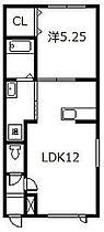 MｉｎａｊｕII J ｜ 北海道旭川市川端町四条8丁目（賃貸アパート1LDK・2階・40.50㎡） その2