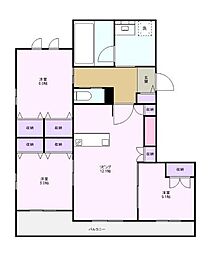 NICO HOUSE 3LDKの間取図画像
