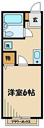 エステート金沢 1Kの間取図画像