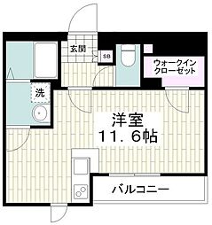 エンブレム5251 ワンルームの間取図画像