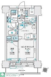 デュオステージ海老名II 1LDKの間取図画像