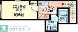 間取図画像 1K