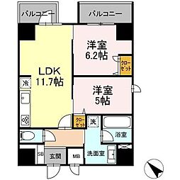 花月総持寺駅 15.6万円