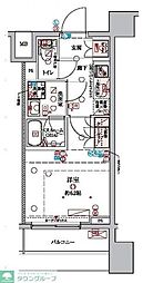ラクラス横浜 1Kの間取図画像