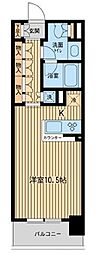 HF新横浜レジデンス 1Kの間取図画像