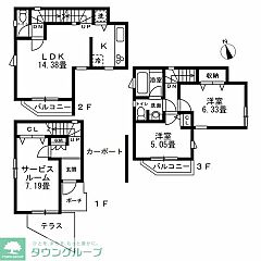 物件の間取り