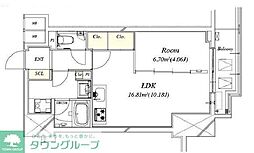 URBANAGE-新横浜 1LDKの間取図画像