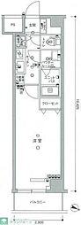 スカイコート板橋五番館 1Kの間取図画像