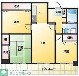 パークヒルズ西台 3LDKの間取図画像