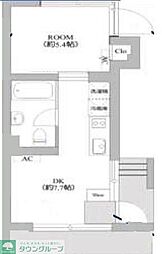 向丘・旬創館 1DKの間取図画像