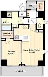 プライムアーバン板橋区役所前 ワンルームの間取図画像