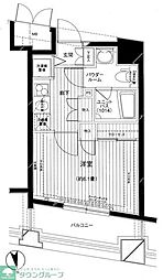 メインステージ大山 1Kの間取図画像