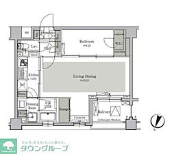 ParkCube西ヶ原STAGE 1LDKの間取図画像