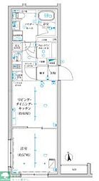 ＣＲＥＡＴＩＦ西池袋 2階1DKの間取り