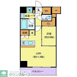 Ｌｏｇ板橋区役所前 12階1LDKの間取り