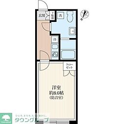 Ｌｉｂｅｒｔｅ板橋本町 1階1Kの間取り