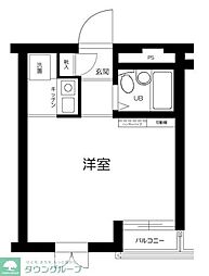 セントヒルズ巣鴨 ワンルームの間取図画像
