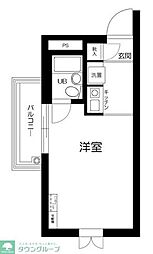 セントヒルズ巣鴨 ワンルームの間取図画像
