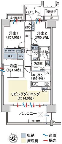 間取り ポレスター武田通り 4階/-