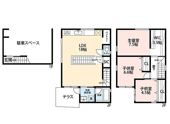 間取り 春日市紅葉ヶ丘西3丁目　戸建