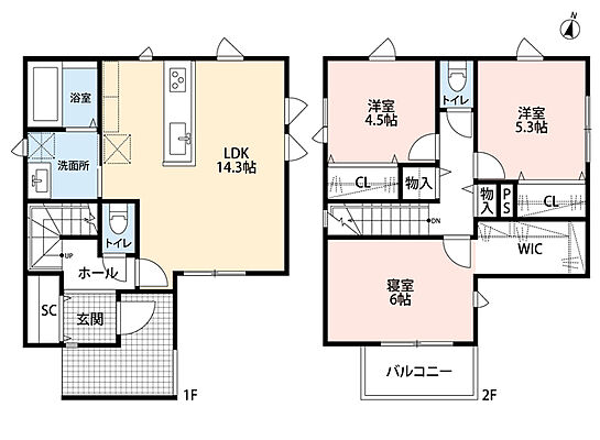 間取り 南区中尾1丁目　戸建