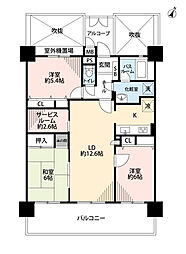 レークサイド野多目東 3LDKの間取図画像