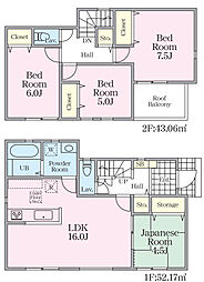 物件画像 リナージュ熊本市東区桜木23-3期　1号棟