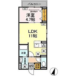 間取図画像 1LDK