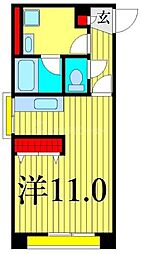 カルム町屋 ワンルームの間取図画像