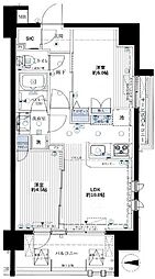 ブリシア西日暮里2 2LDKの間取図画像