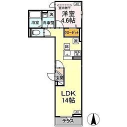 グラナーデ扇I D 1階/-