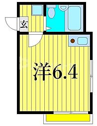 サニーコート町屋 ワンルームの間取図画像