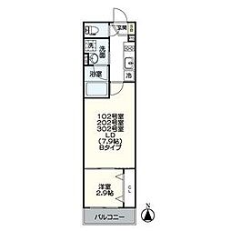 ジュネス稲葉地町 3階/302