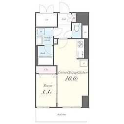 セイワパレス丸の内駅前 1LDKの間取図画像