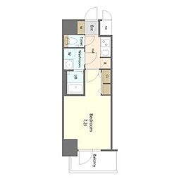S-RESIDENCE名古屋菊井aline 1Kの間取図画像