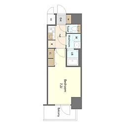 S-RESIDENCE名古屋菊井aline 1Kの間取図画像