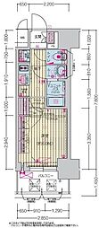 プレサンス上前津ディアシス 1Kの間取図画像