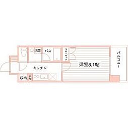 ララステージ熱田 1Kの間取図画像