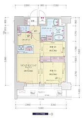物件の間取り
