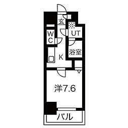 LAPISTWOLES 1Kの間取図画像